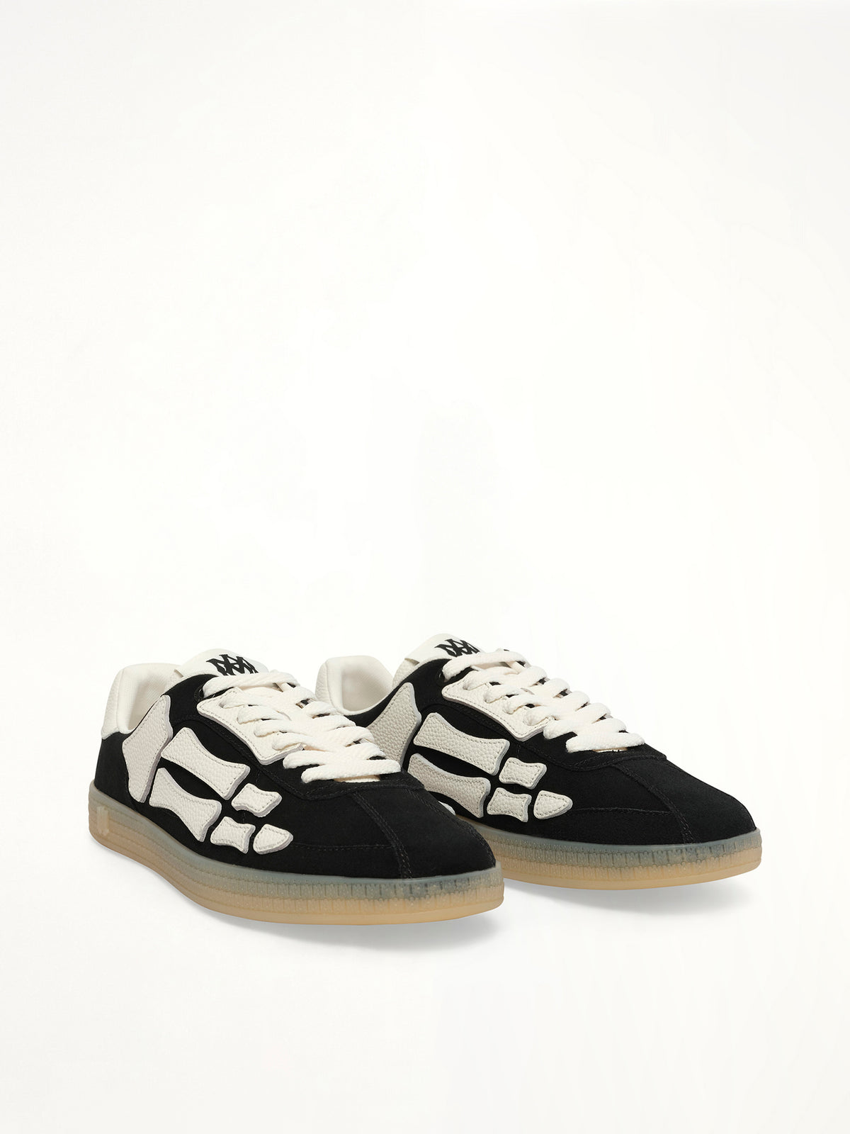 Pacific Bones Sneaker in Black Front View | AMIRI
