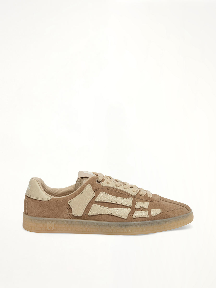 Pacific Bones Sneaker in Brown Side View | AMIRI