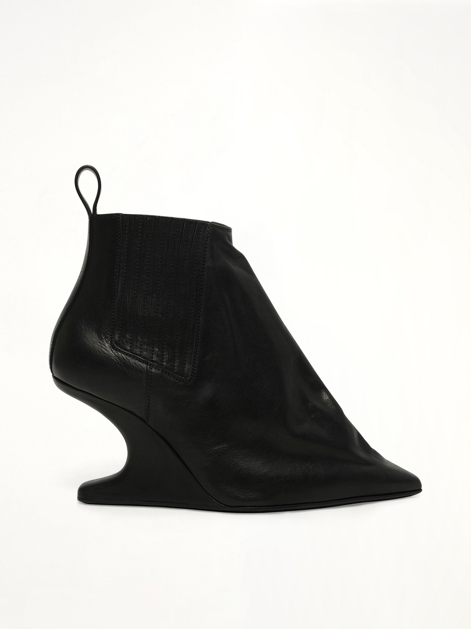 Ankle Taco in Black Side View | RICK OWENS