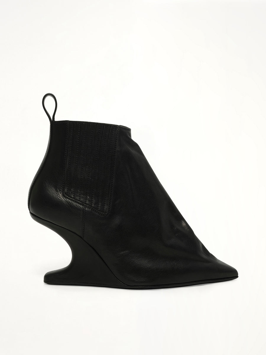 Ankle Taco in Black Side View | RICK OWENS
