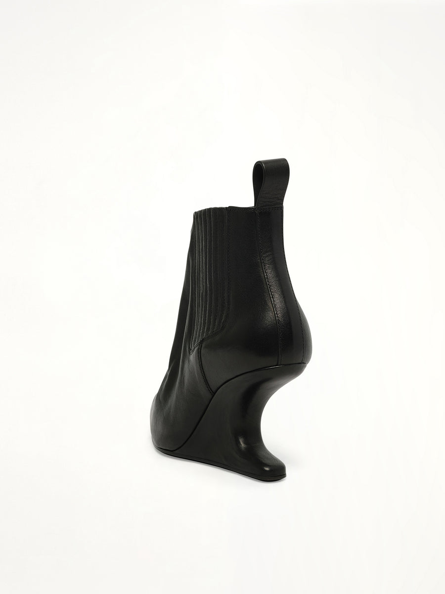 Ankle Taco in Black Back View | RICK OWENS
