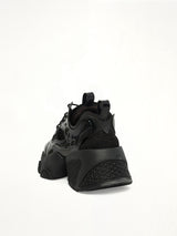 Noir Kei Ninomiya X Reebok Low Sneaker in Black Back View | NOIR KEI NINOMIYA
