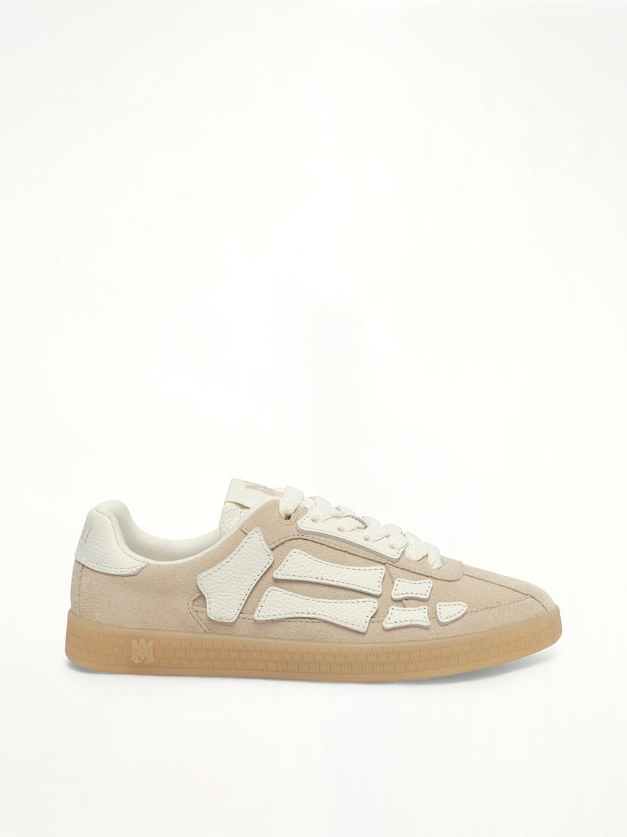 Pacific Bones Sneaker in Sand Side View | AMIRI