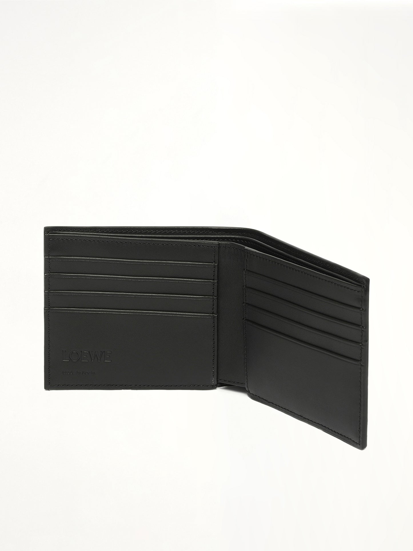 Puzzle Edge Bifold Wallet in Black