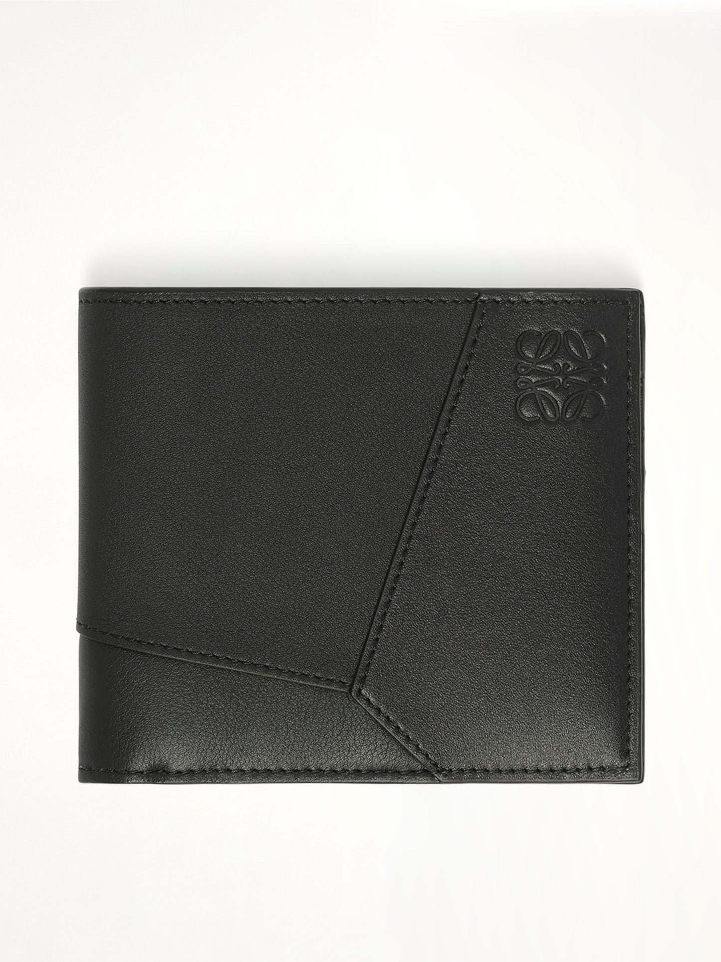 Puzzle Edge Bifold Wallet in Black