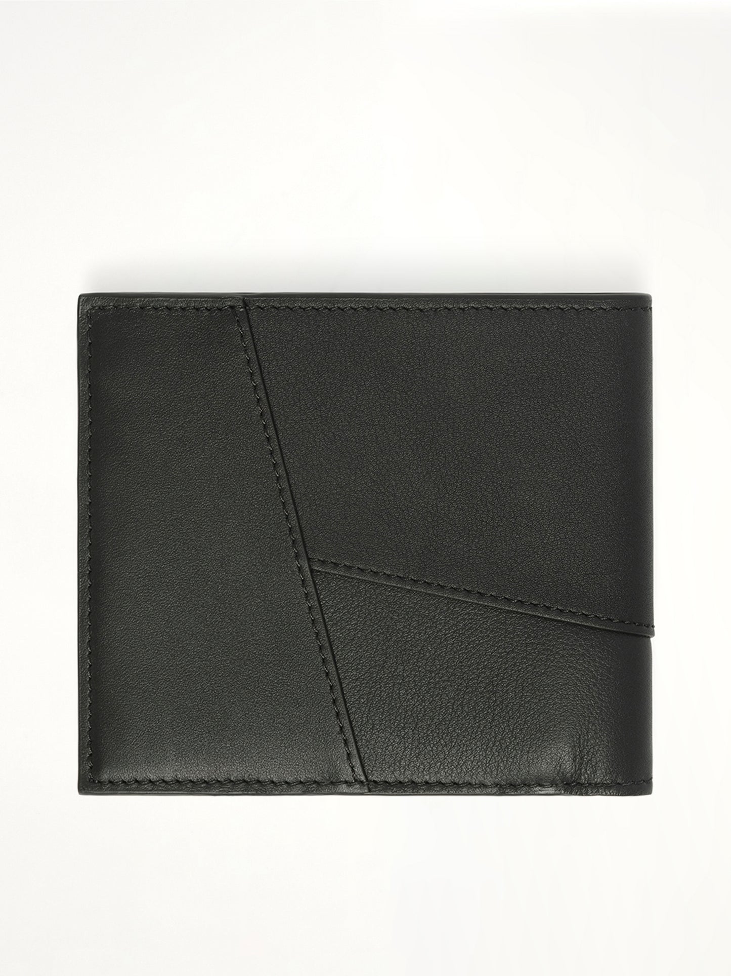 Puzzle Edge Bifold Wallet in Black