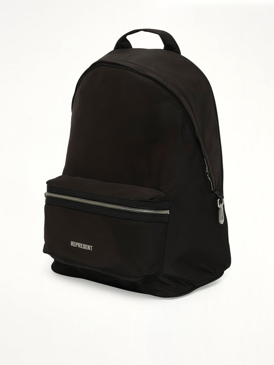 Nylon Backpack in Black