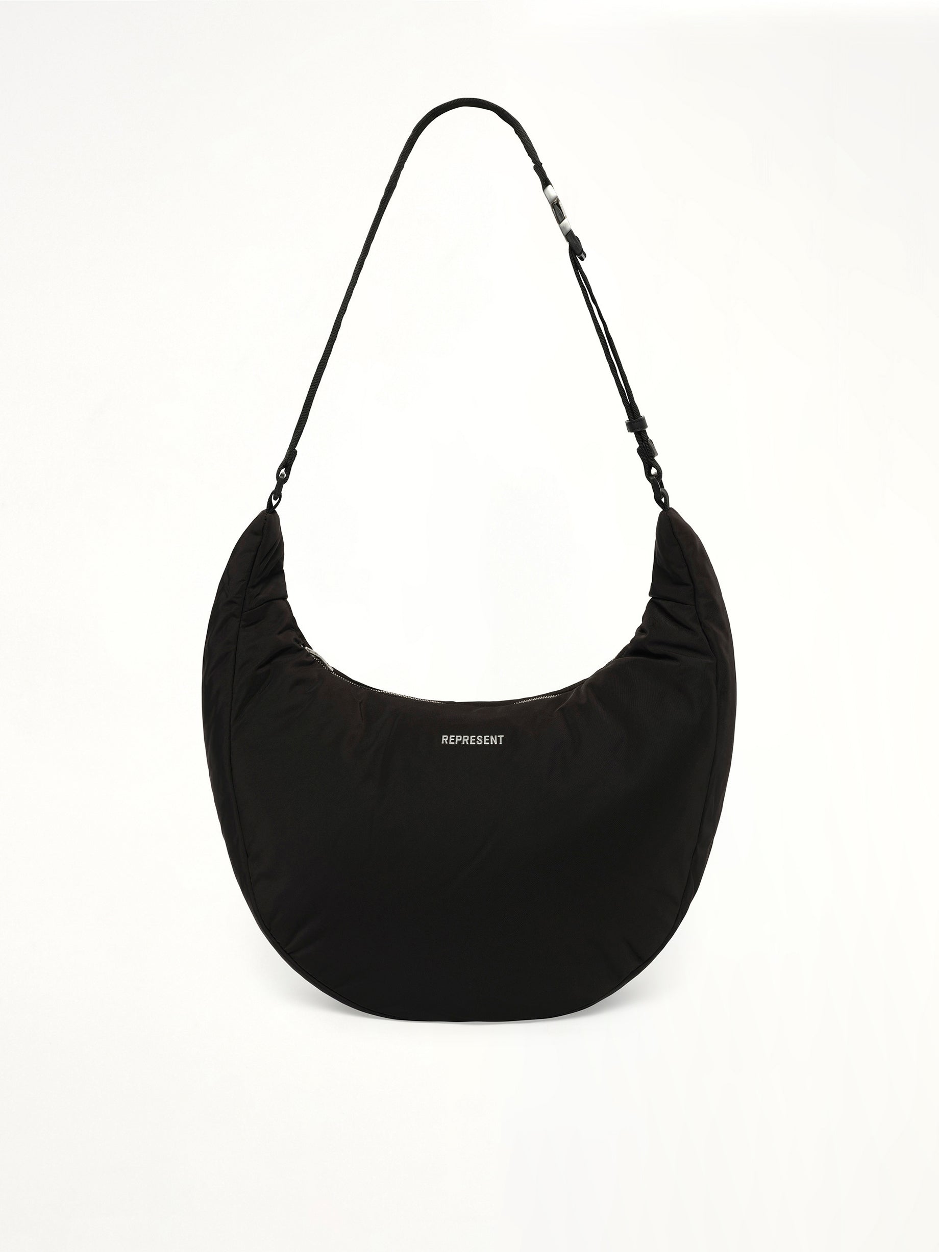 Padded Sling Bag in Black