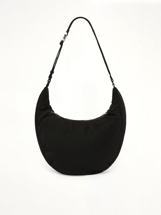 Padded Sling Bag in Black