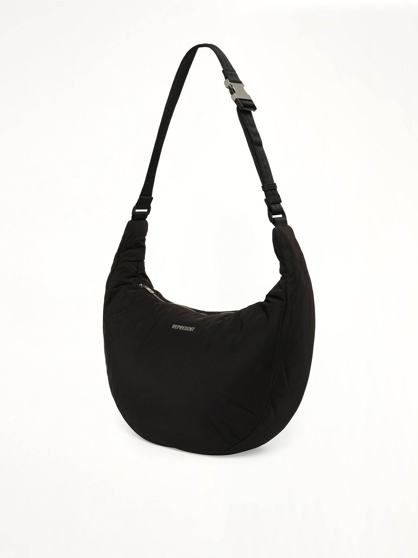 Padded Sling Bag in Black