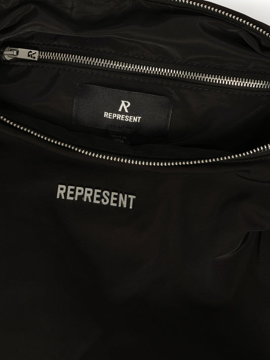 Padded Sling Bag in Black