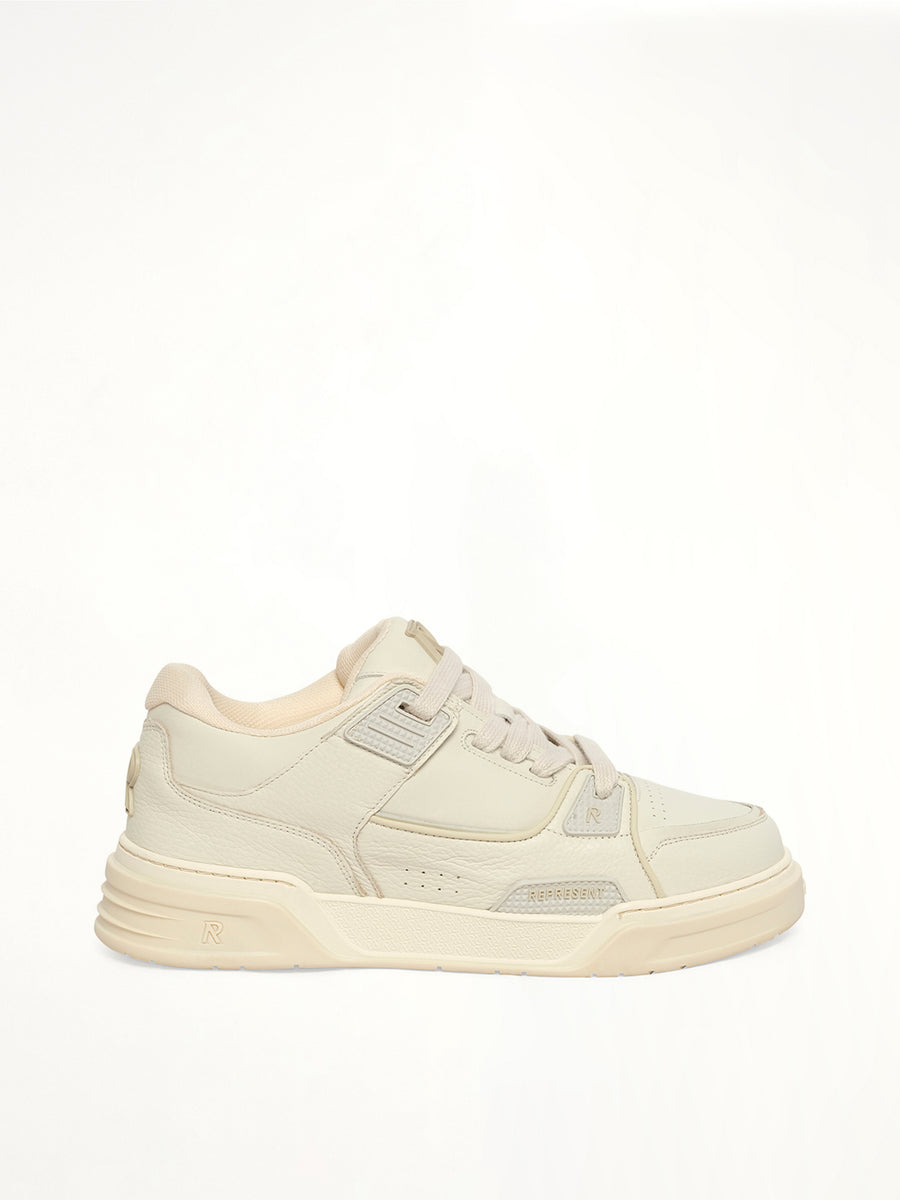 Studio Sneaker in Vintage White Side View | REPRESENT