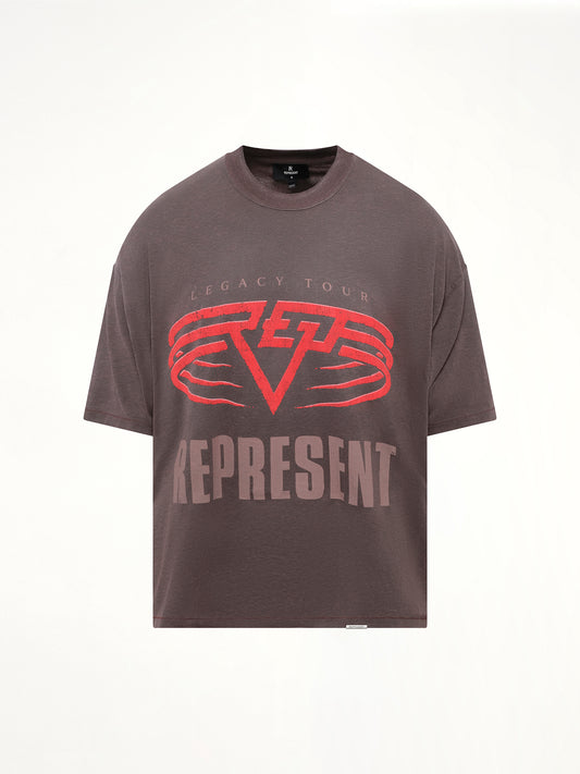 Reversible Living Legacy Falcon T-Shirt in Nero