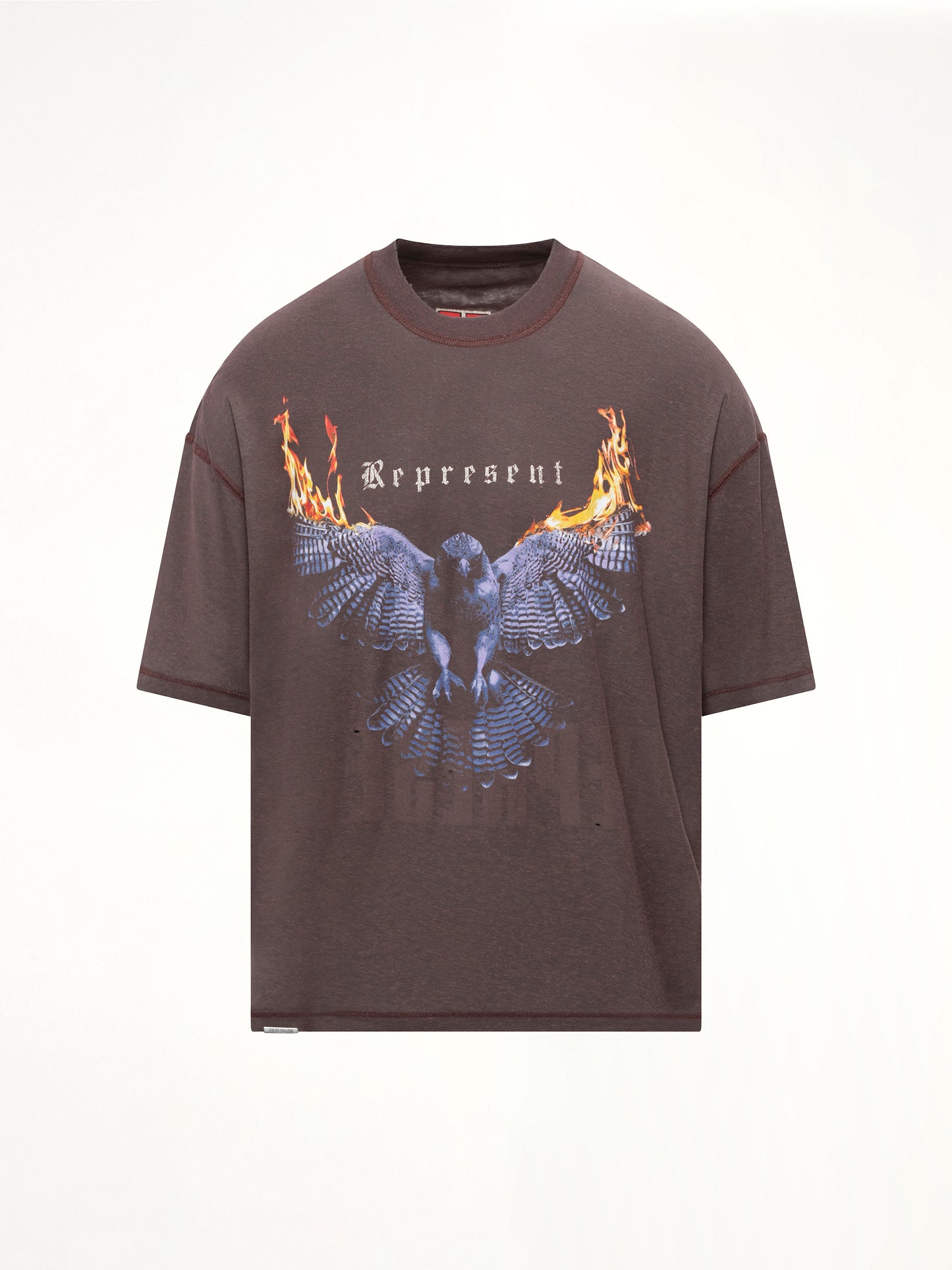 Reversible Living Legacy Falcon T-Shirt in Nero