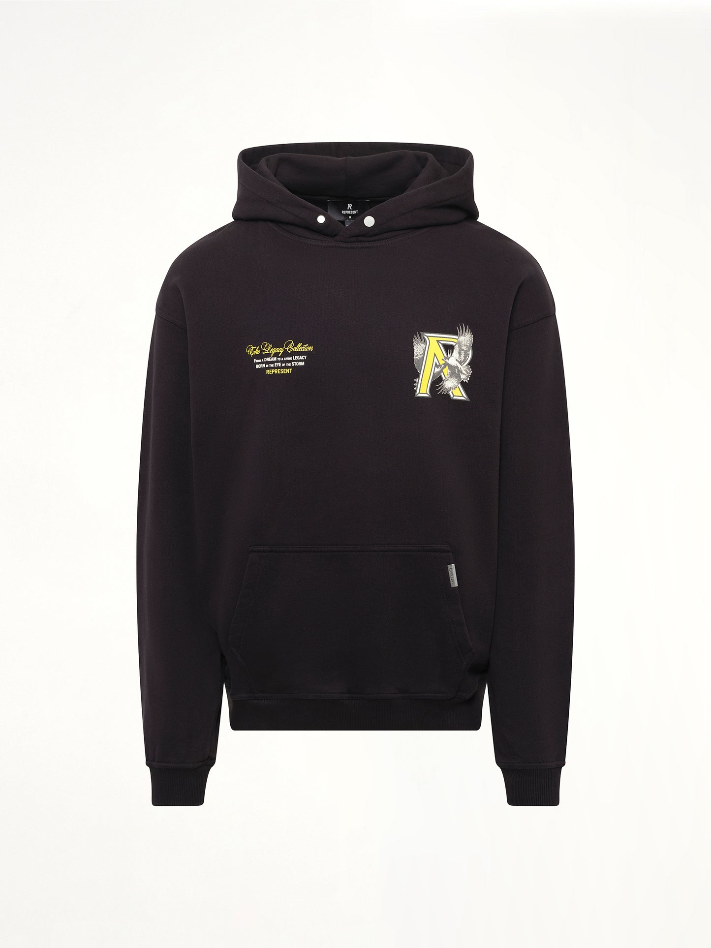 Legacy Falcon Hoodie in Jet Black