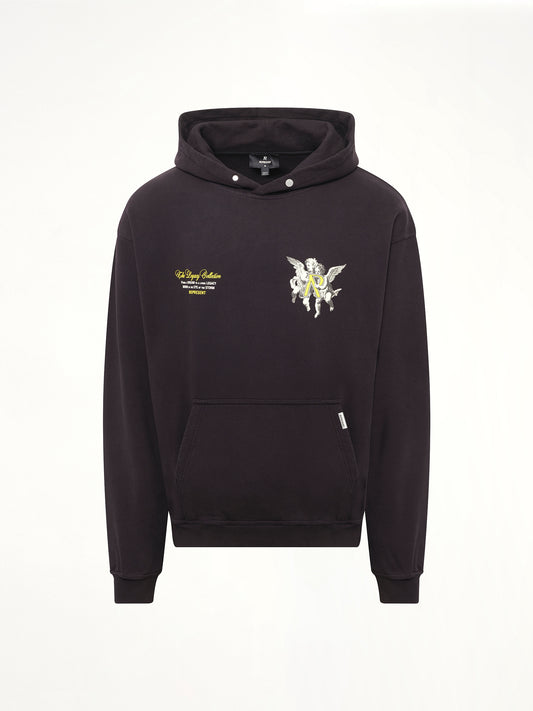 Represent Legacy Cherubs Hoodie in Jet Black