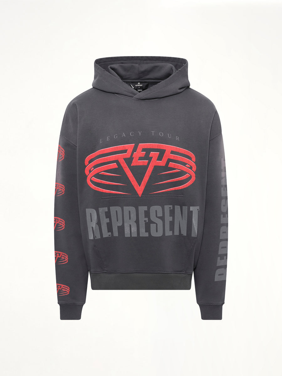 Represent Living Legacy Tour Hoodie in Sun Fade Grey