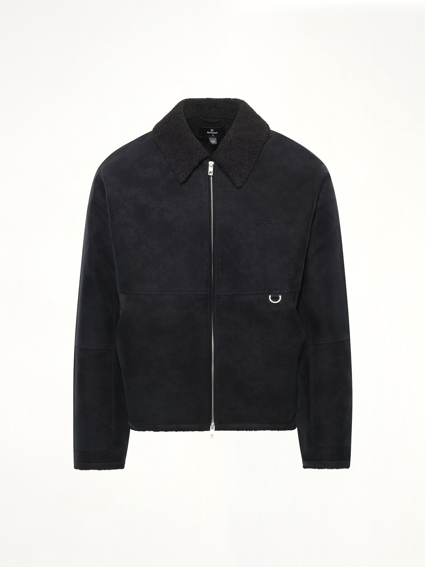 Shearling Jacket in Jet Black