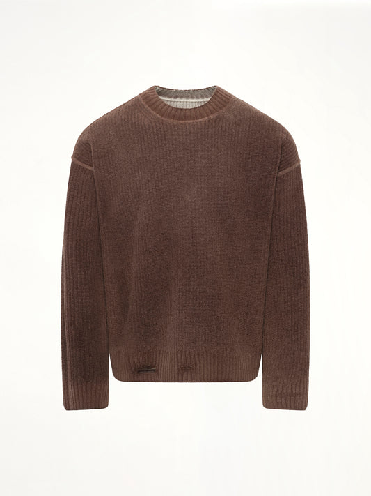 Reversible Fade Out Knit in Nero