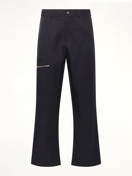 Nylon Workwear Pant in Jet Black