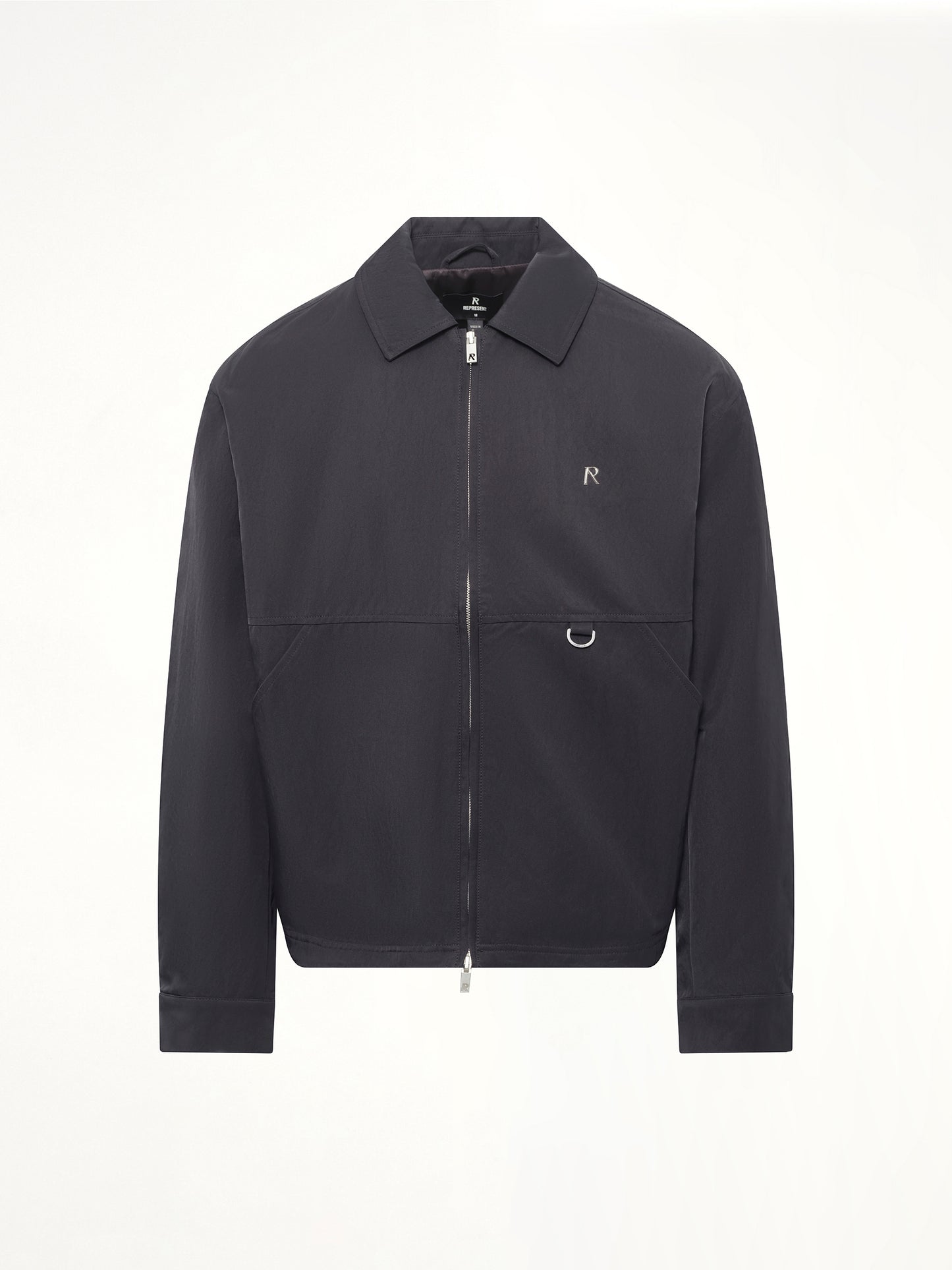 Nylon Shirt in Jet Black