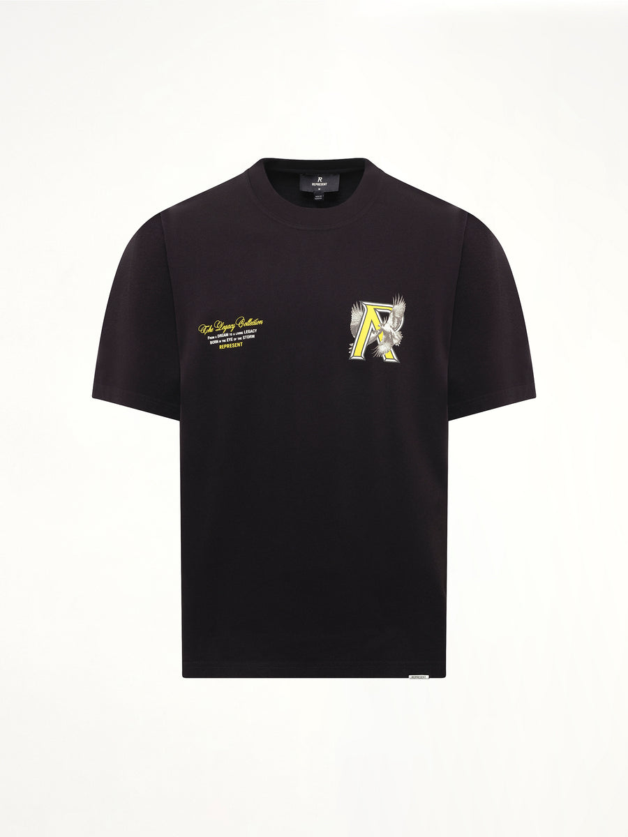 Legacy Falcon T-Shirt in Jet Black