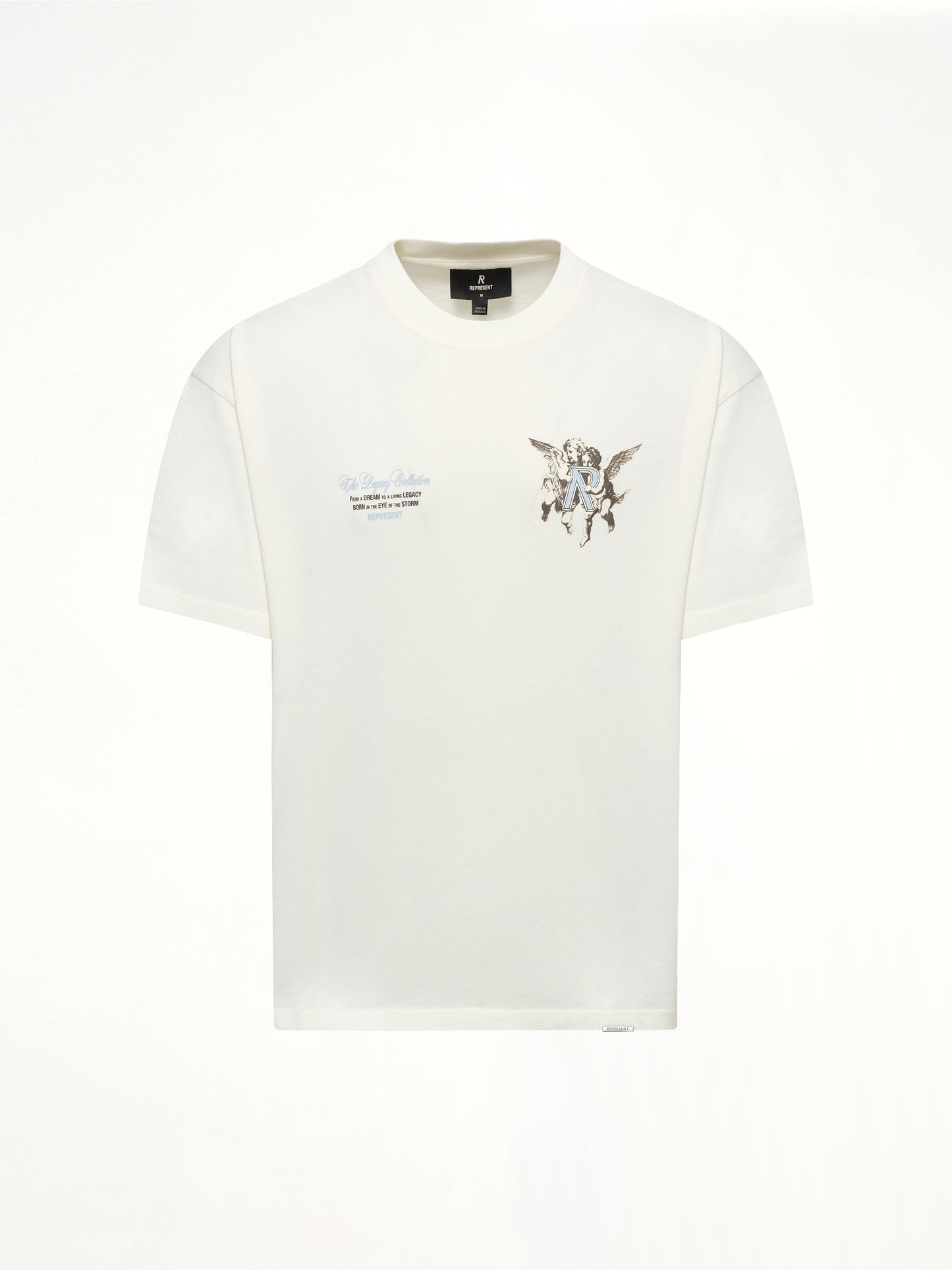 Represent Legacy Cherubs T-Shirt in Flat White