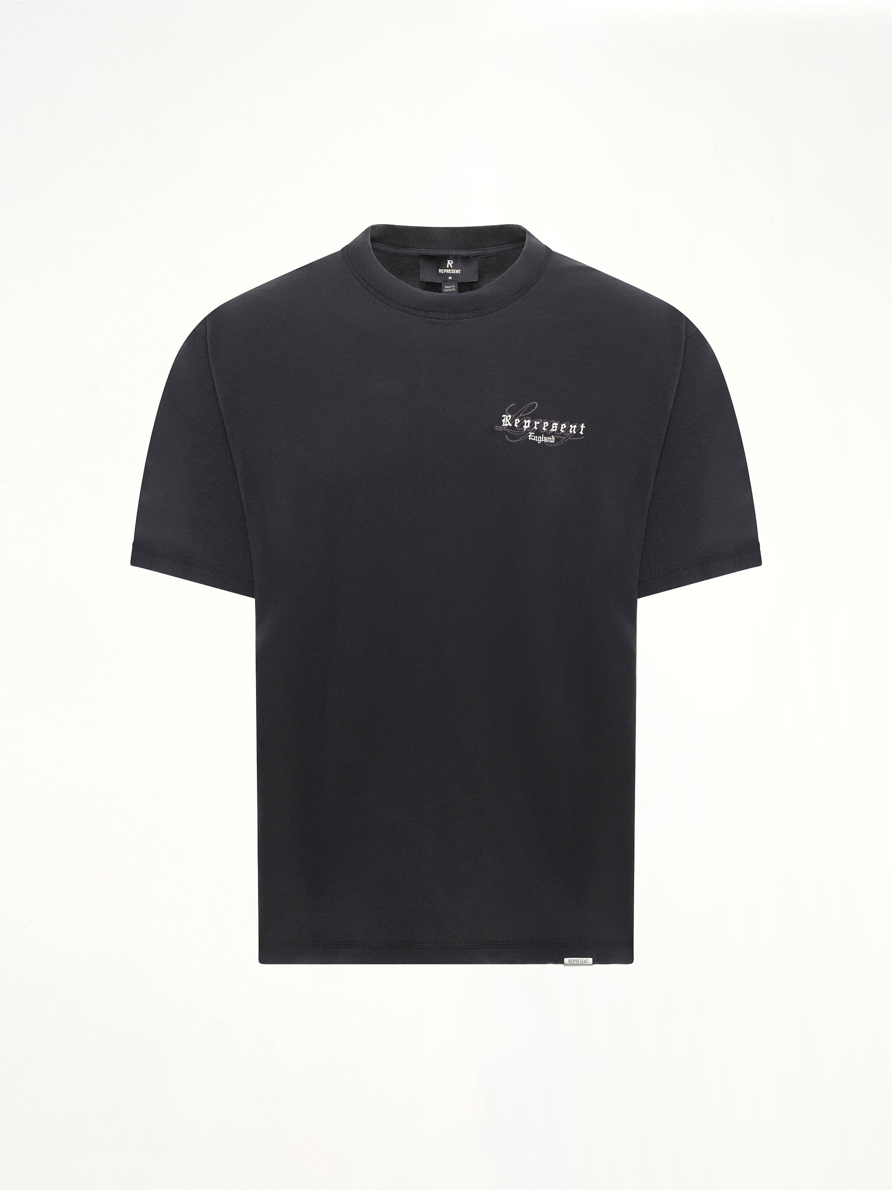 REPRESENT , Represent Legacy Overprint T-Shirt in Vintage Black Product Photo from MARAIS