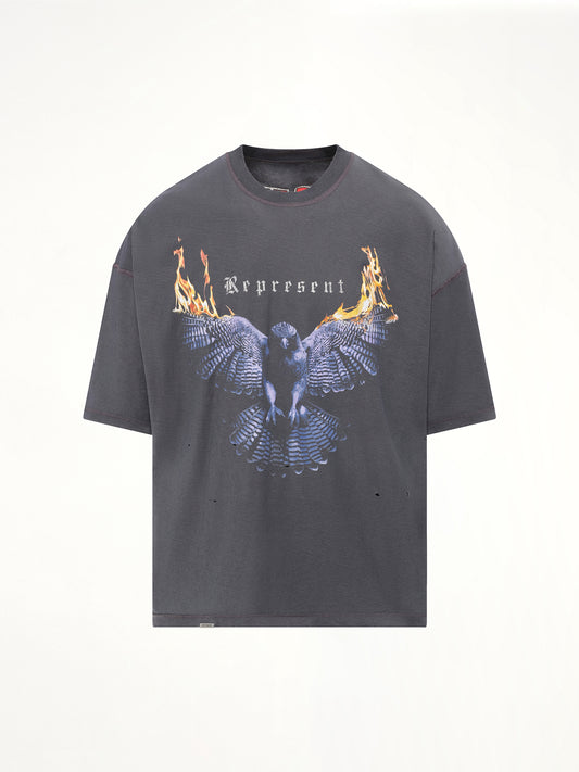 Represent Living Legacy T-Shirt in Sun Fade Grey
