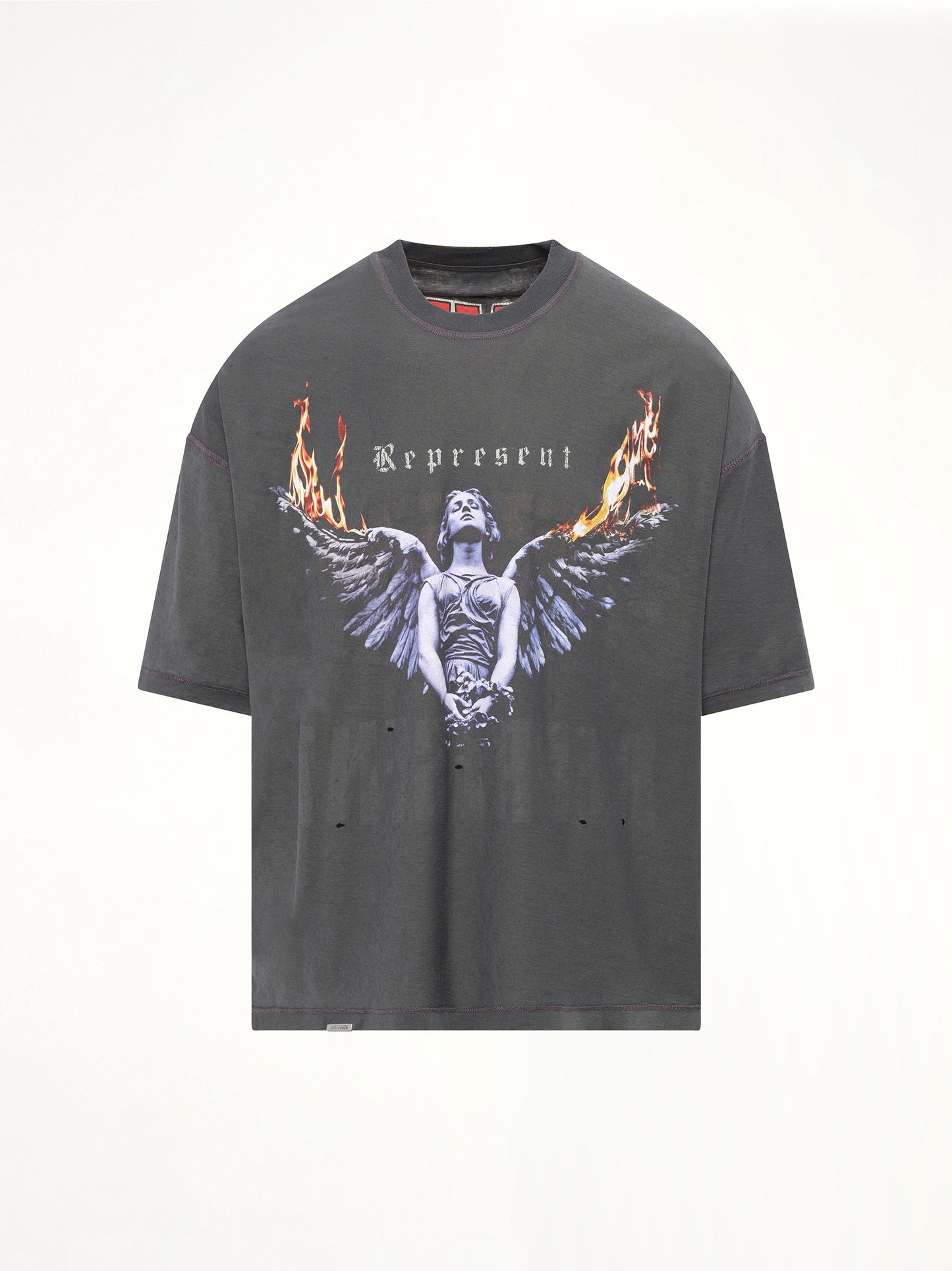 Reversible Living Legacy Falcon T-Shirt in Sun Fade Grey