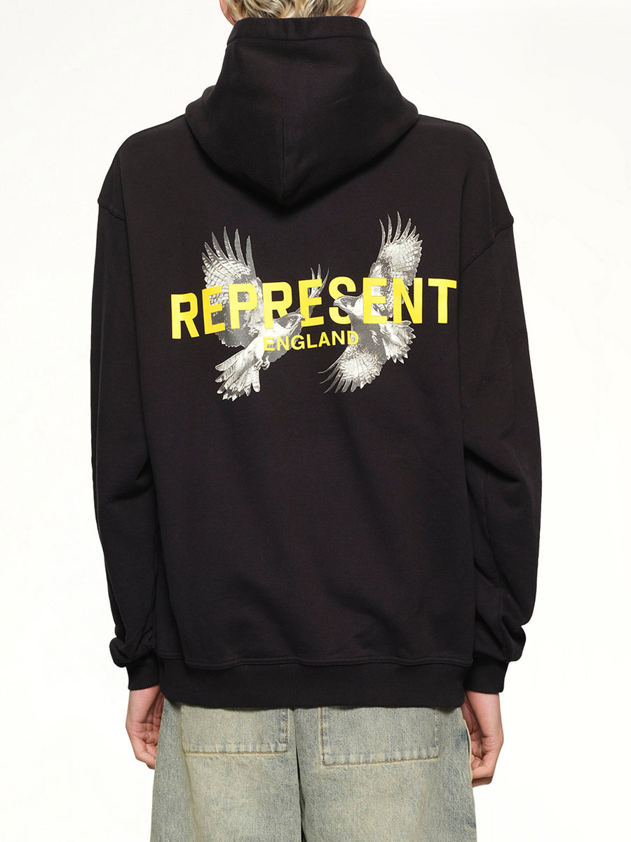 Legacy Falcon Hoodie in Jet Black