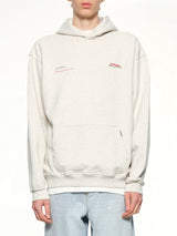 Patron of The Club Hoodie in Cream Marl