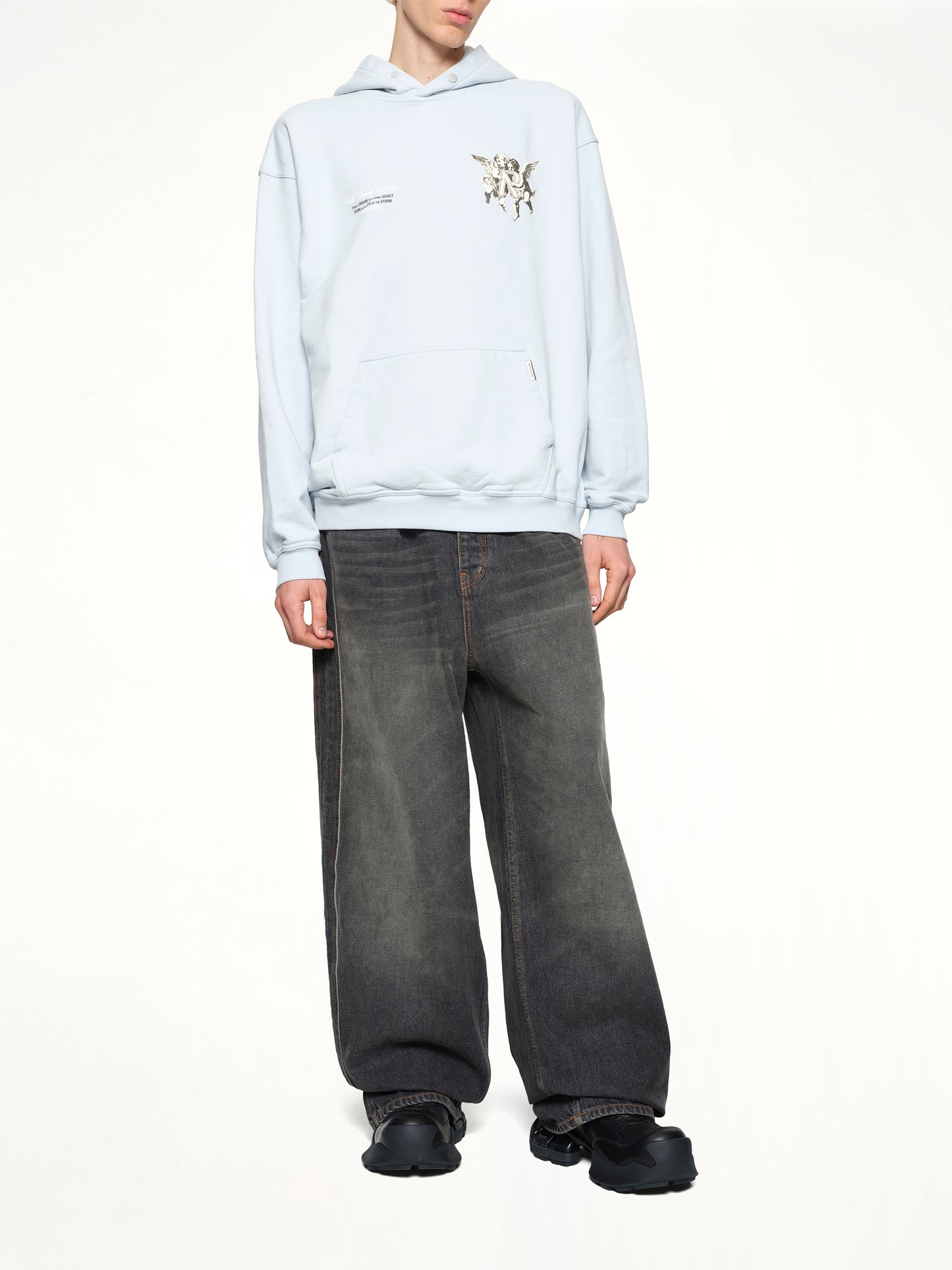 Represent Legacy Cherubs Hoodie in Cloud