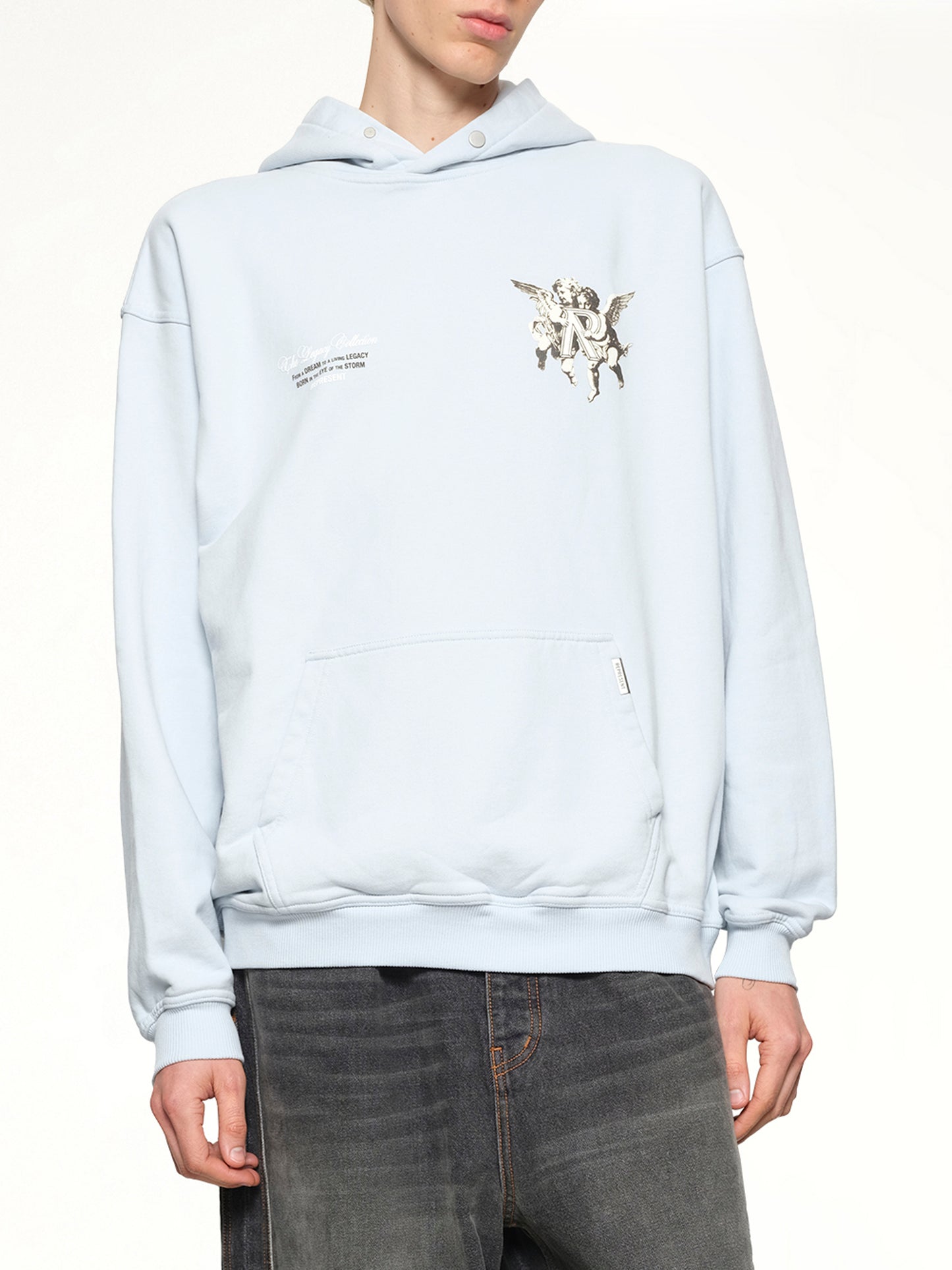 Represent Legacy Cherubs Hoodie in Cloud