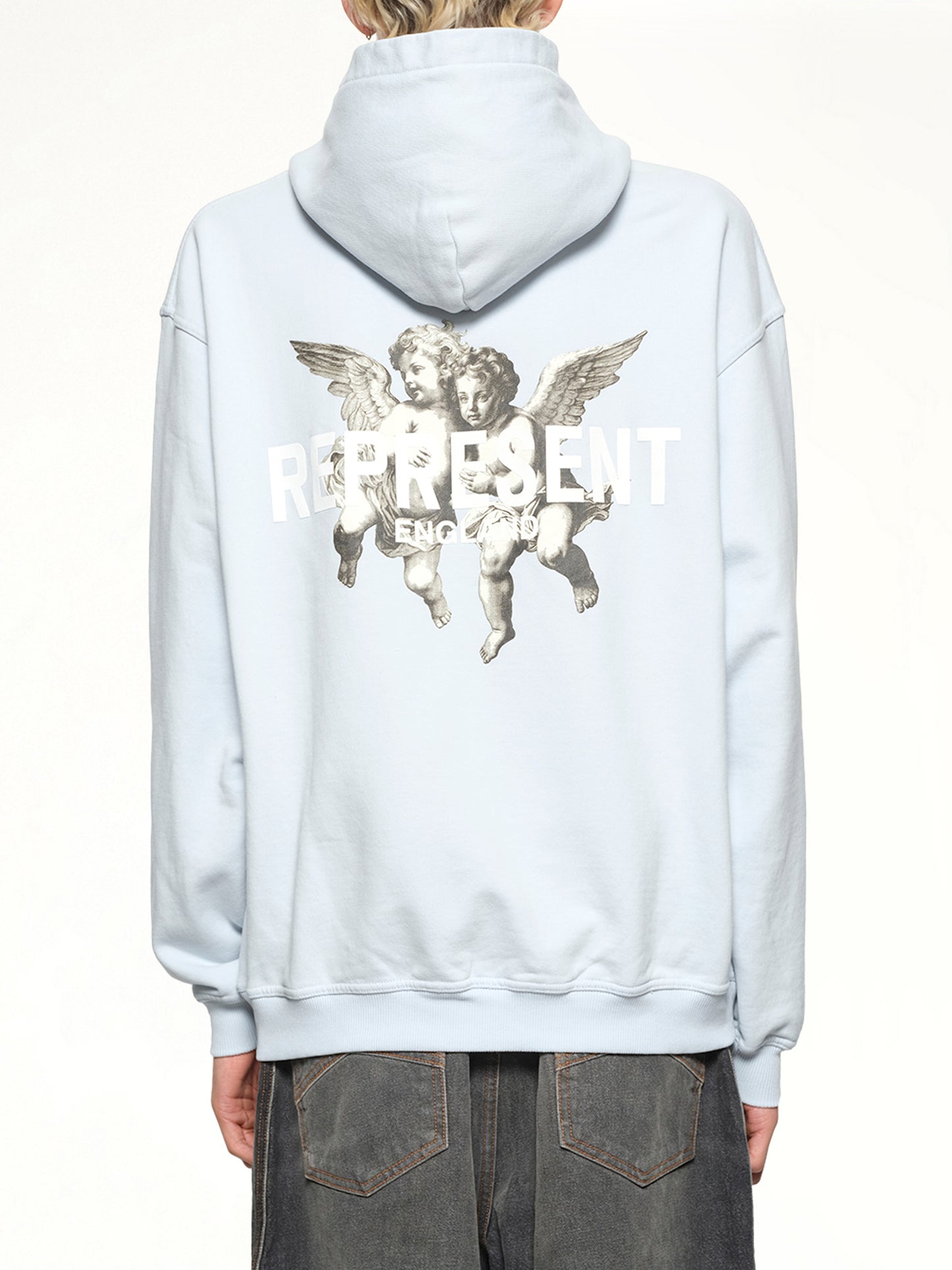 Represent Legacy Cherubs Hoodie in Cloud