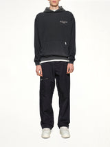 Represent Legacy Overprint Hoodie in Vintage Black