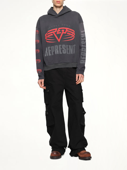 Represent Living Legacy Tour Hoodie in Sun Fade Grey