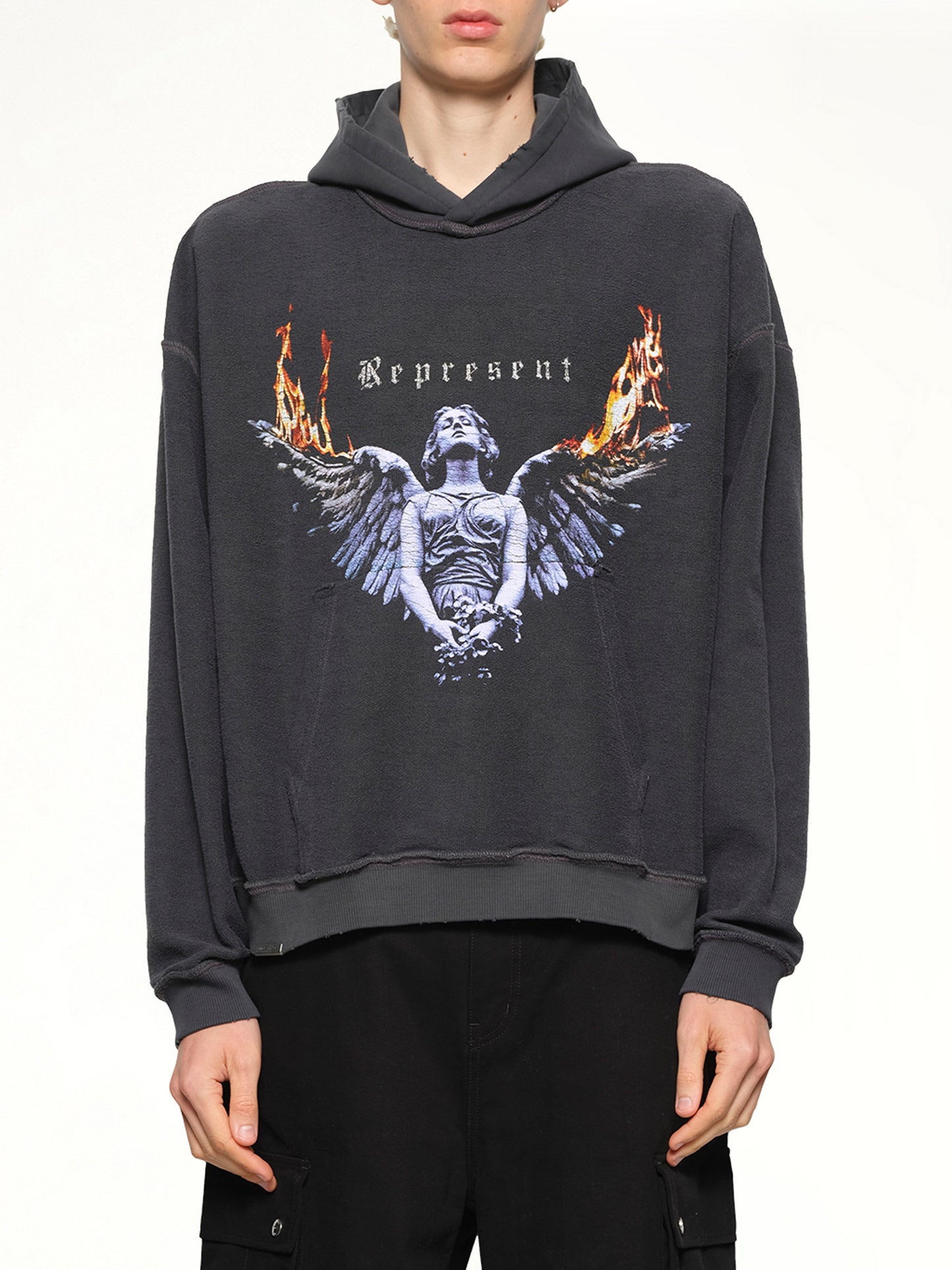 Represent Living Legacy Tour Hoodie in Sun Fade Grey