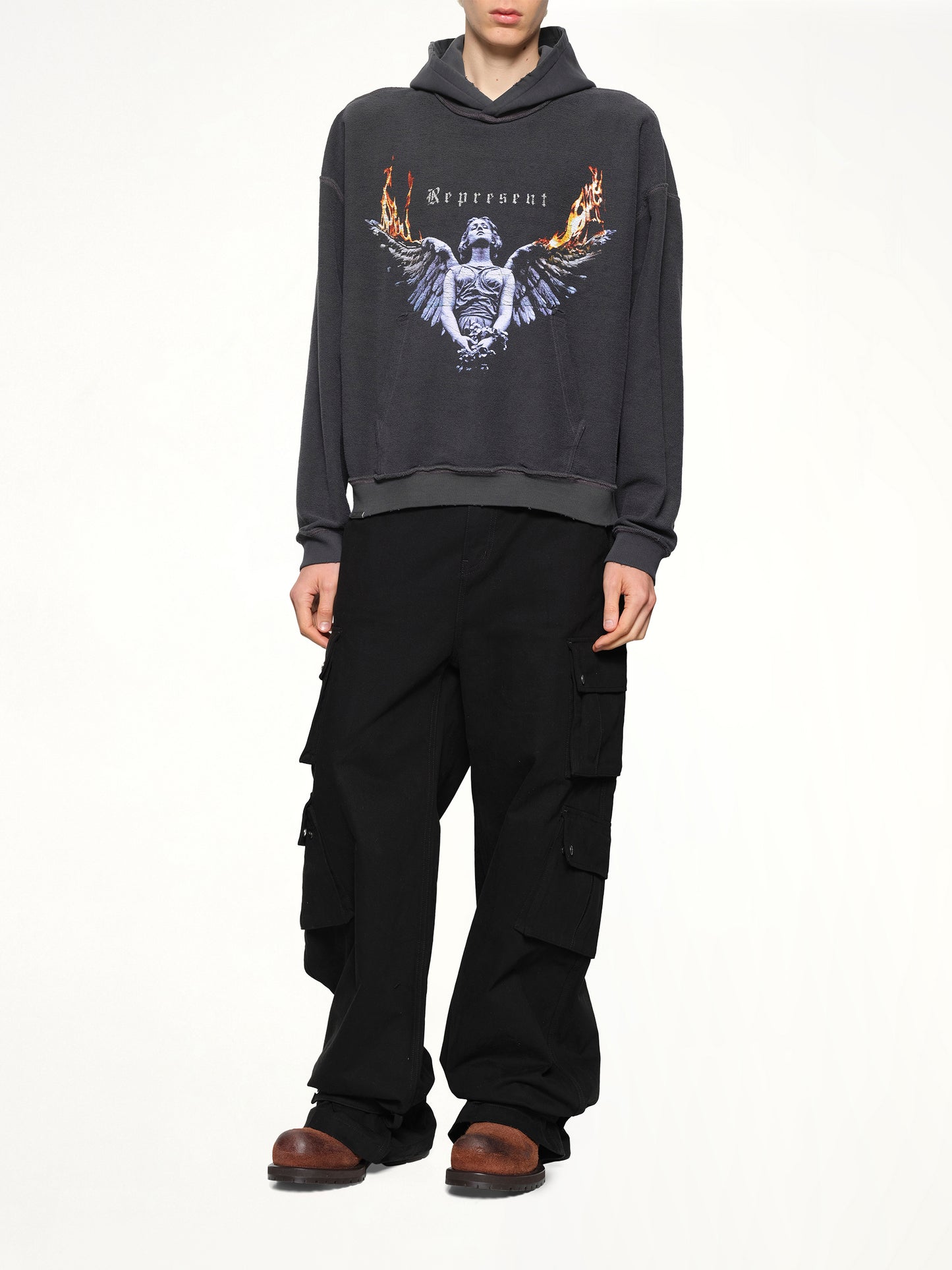 Represent Living Legacy Tour Hoodie in Sun Fade Grey