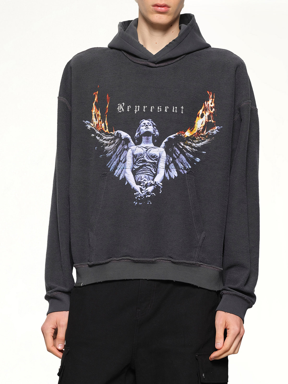 Represent Living Legacy Tour Hoodie in Sun Fade Grey