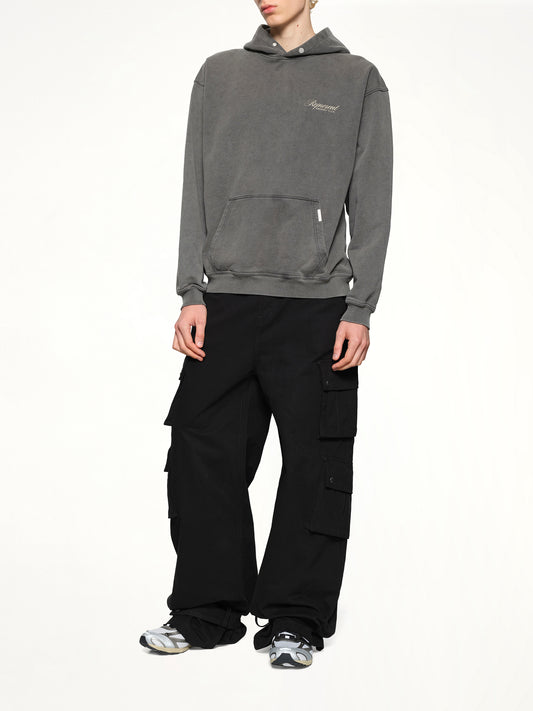 Represent Owners Club Script Hoodie in Vintage Grey