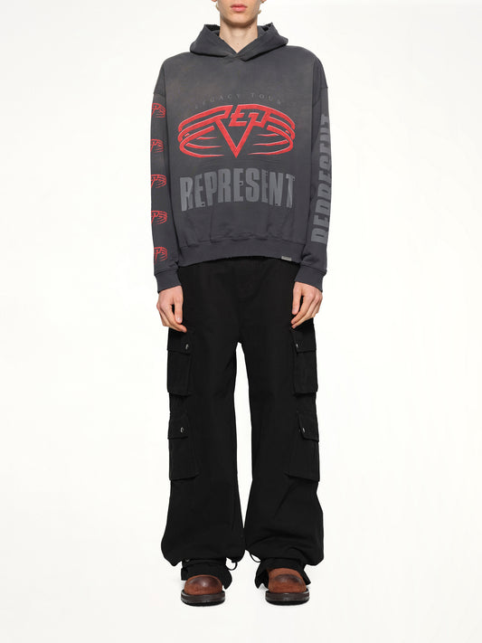 Reversible Living Legacy Falcon Hoodie in Sun Fade Grey