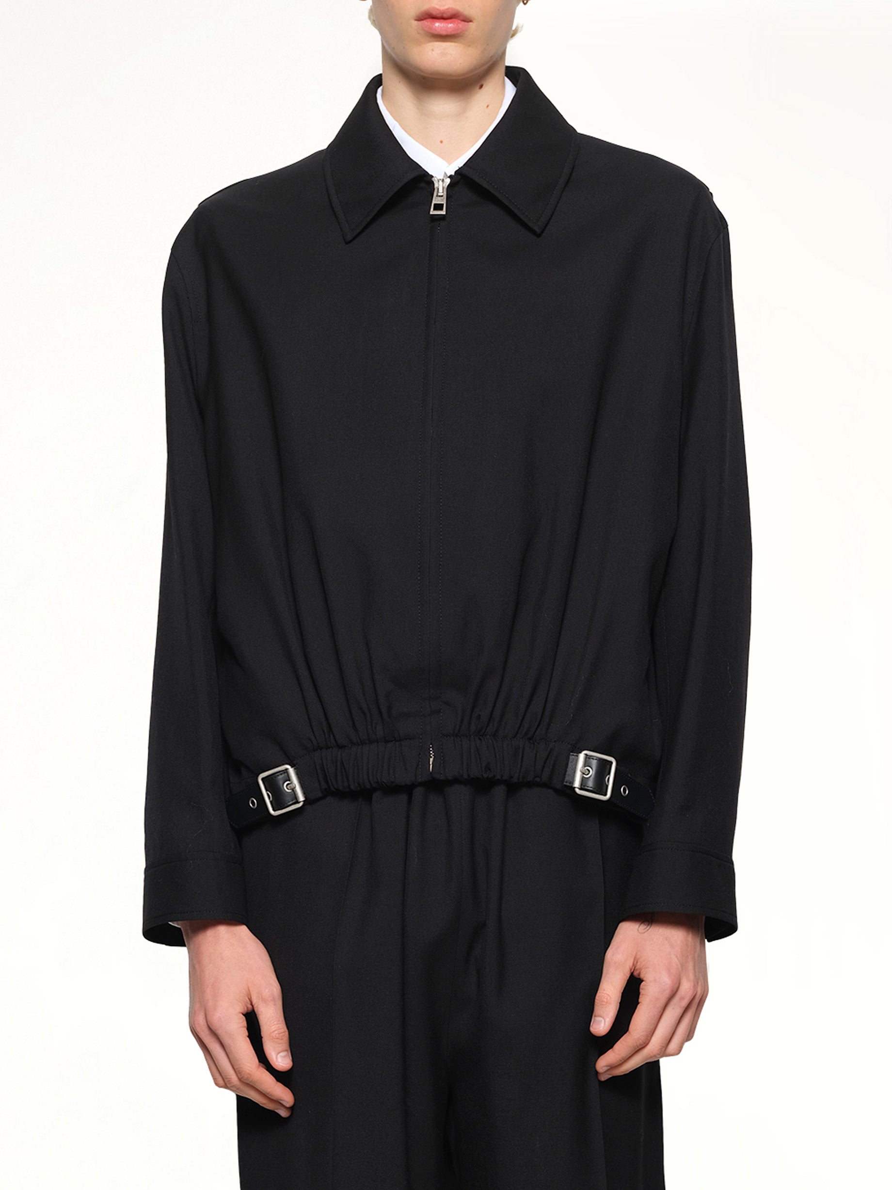 Belted Jacket in Black