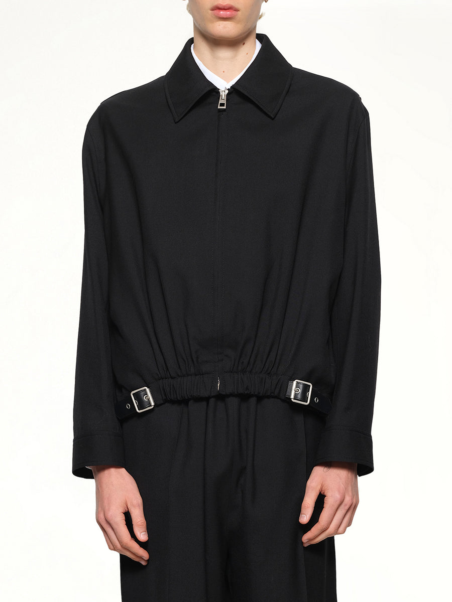 Belted Jacket in Black