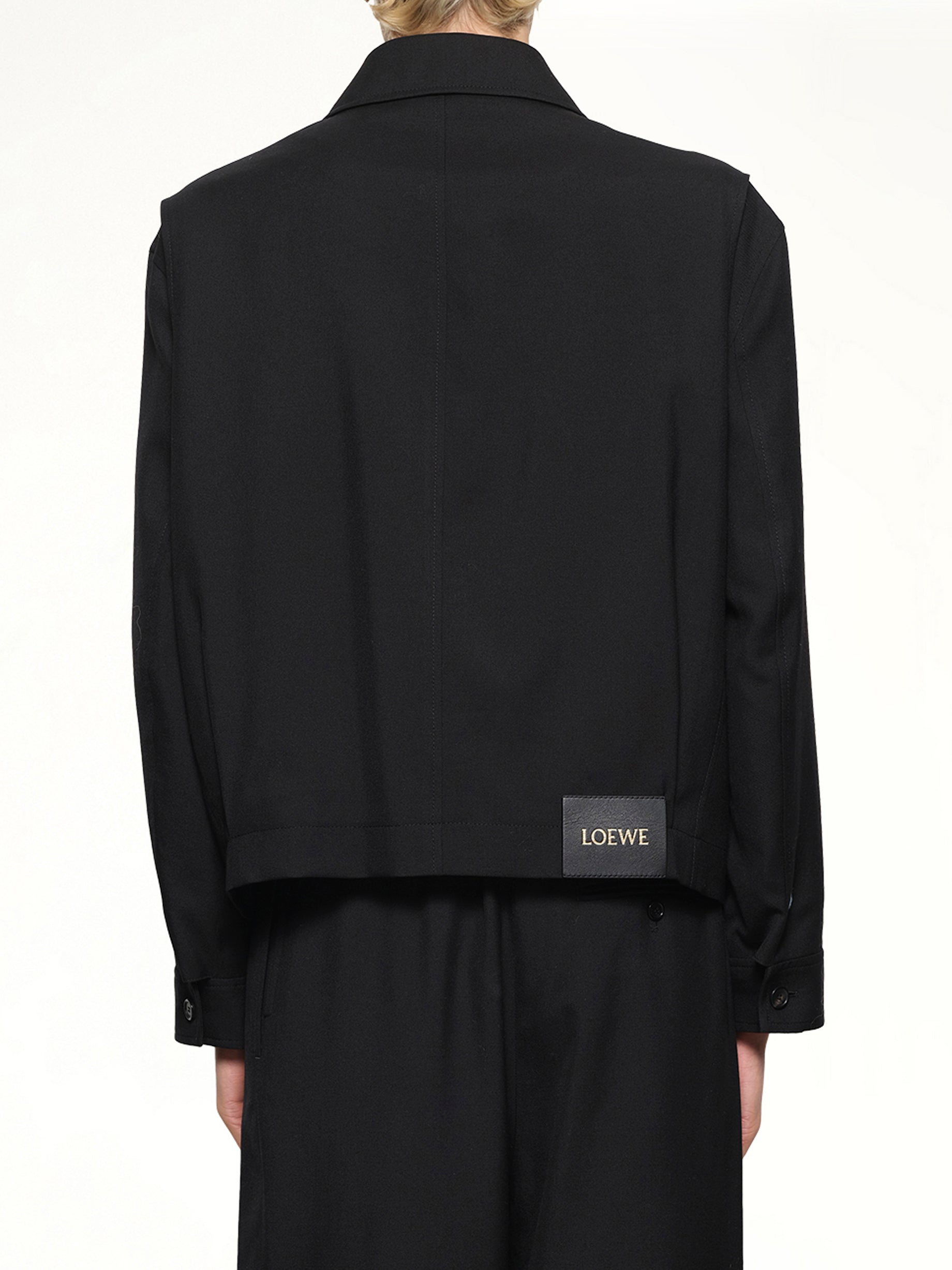 Belted Jacket in Black
