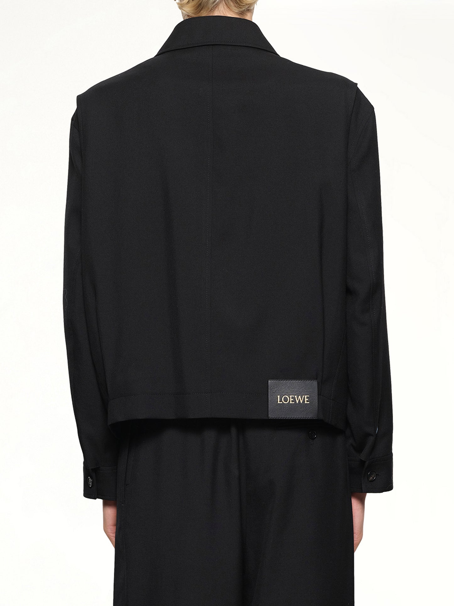 Belted Jacket in Black