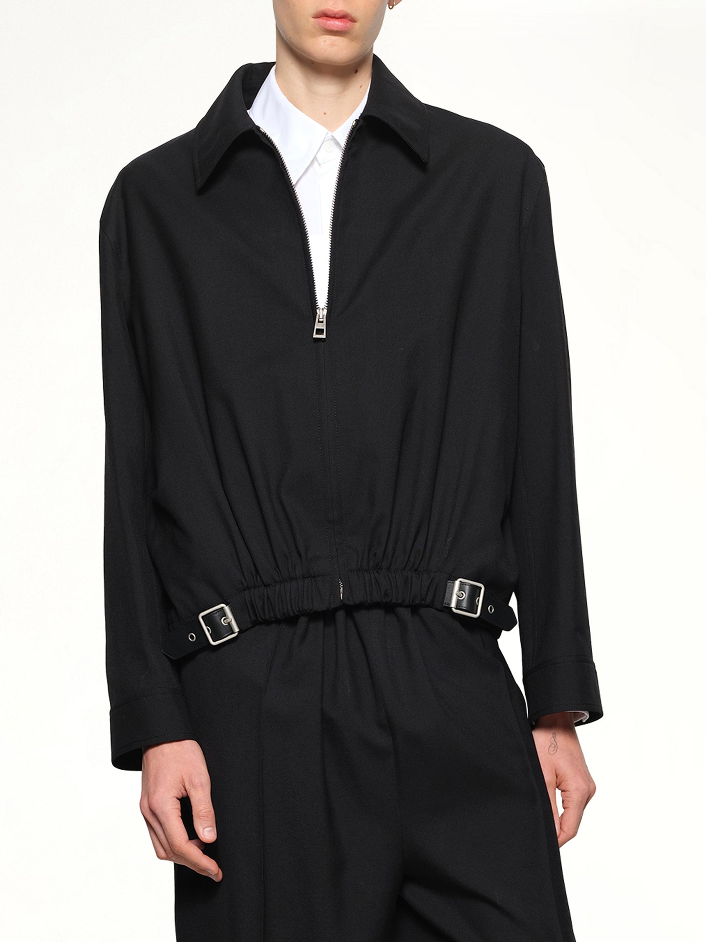 Belted Jacket in Black
