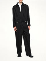 Belted Jacket in Black