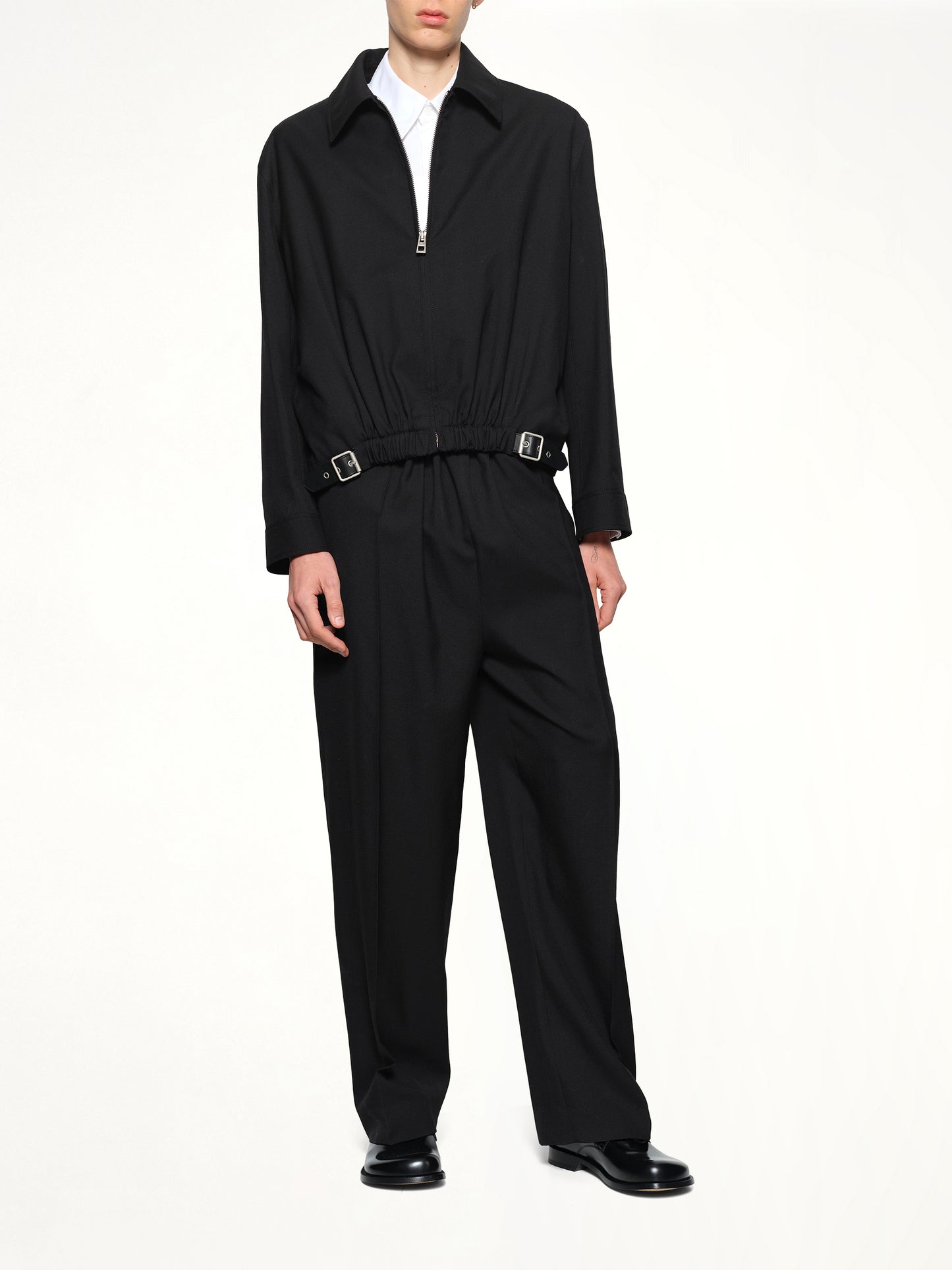 Belted Jacket in Black