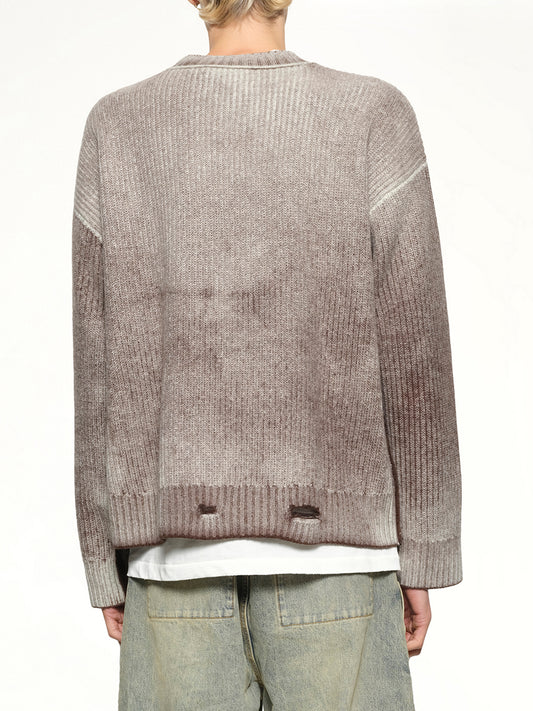 Reversible Fade Out Knit in Nero